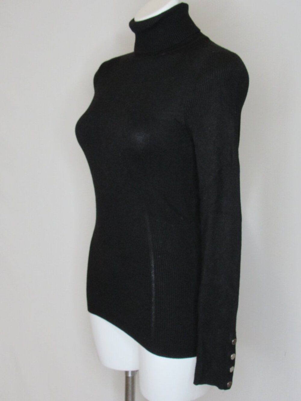 White House Black Market WHBM Knit Turtleneck Women's S Small - Picture 3 of 8